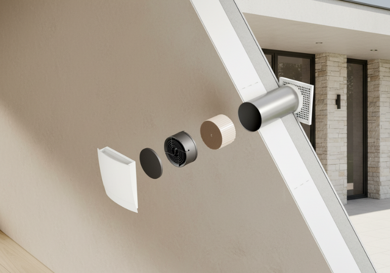 Energieeffizientes Lüftungssystem für frische Raumluft in Gießen – saubere Luft und weniger Feuchtigkeit mit Rechtenbach-Buttron.